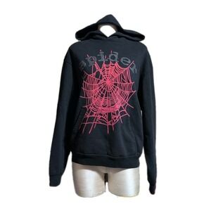 SIZE  M Spider Worldwide Sp5der Black OG Web Pullover Hoodie FREE YOUNG THUG